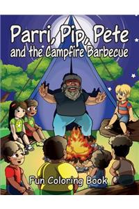 Parri, Pip, Pete and the Campfire Barbecue Fun Coloring Book