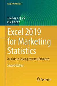 Excel 2019 for Marketing Statistics
