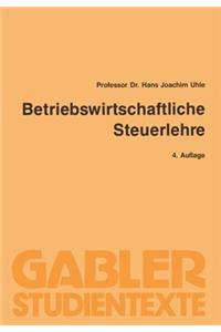 Betriebswirtschaftliche Steuerlehre