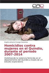 Homicidios contra mujeres en el Quindío, durante el período 2007-2014