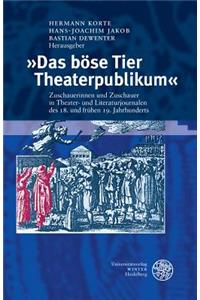 Das Bose Tier Theaterpublikum