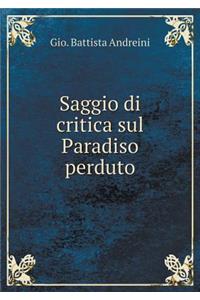Saggio di critica sul Paradiso perduto