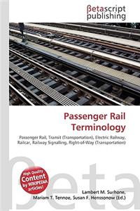 Passenger Rail Terminology