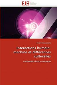 Interactions Humain-Machine Et Différences Culturelles