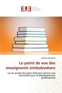 point de vue des enseignants zimbabwéens