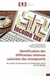 Identification des différentes retenues salariales des enseignants