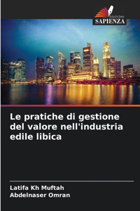 pratiche di gestione del valore nell'industria edile libica