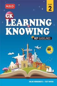 MTG Class-2 GK Learning & Knowing Book with NEP Guidelines | Also Available Online Worksheets + Test Papers