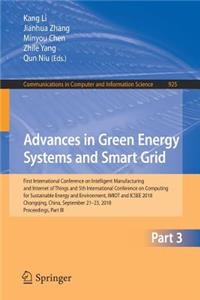 Advances in Green Energy Systems and Smart Grid