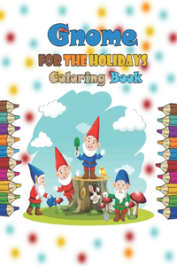 gnome for the holidays coloring book