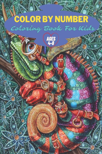 Color By Number coloring Book For Kids Ages 4-8