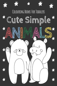 Colouring Books For Toddlers Cute Simple Animal