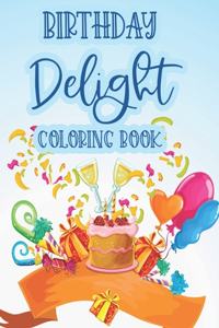 Birthday Delight Coloring Book