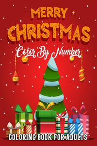 Merry Christmas Color By Number Coloring Book For Adults