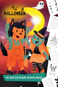 Halloween 1st 2nd 3rd Grade Activity Book