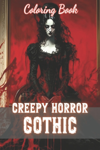 Creepy Horror Gothic Coloring Book