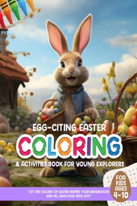 Egg-citing Easter Coloring and Activities Book for Young Explorers