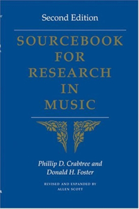 Sourcebook for Research in Music