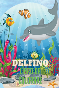 Delfino Libro da Colorare