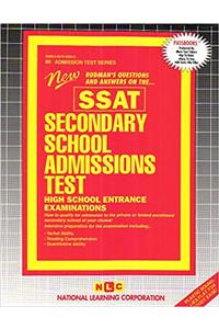 Secondary School Admissions Test / H.S. Entrance Exams (Ssat)