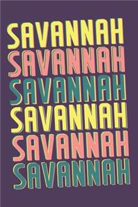 Savannah Notebook