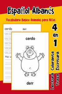 Español Albanés Vocabulario Basico Animales para Niños