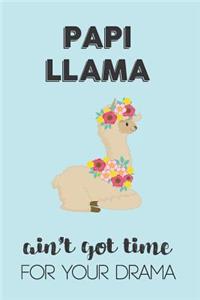 Papi Llama Aint Got Time For Your Drama