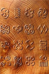 Adinkra Symbols Carved Wood