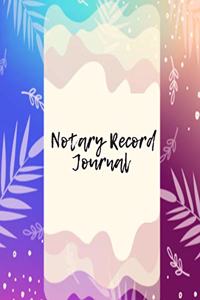 Notary Record Journal