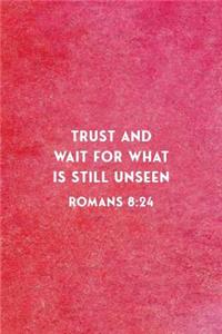 Trust and Wait For What Is Still Unseen Romans 8