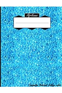Afrikaans Composition Notebook College Ruled
