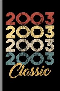 2003 Classic