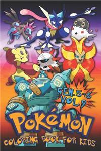 Pokémon Coloring Book for Kids Vol. 9