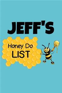 Jeff's Honey Do List