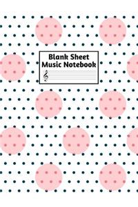 Blank Sheet Music Notebook