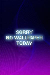 Sorry No Wallpaper Today