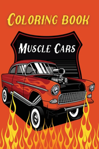 Coloring Book Muscle Cars