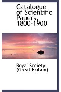 Catalogue of Scientific Papers, 1800-1900