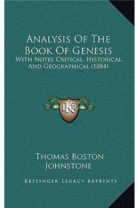 Analysis Of The Book Of Genesis