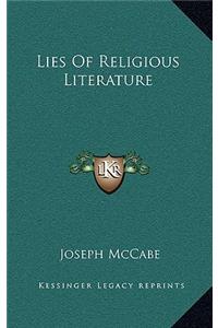 Lies Of Religious Literature