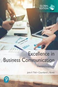 Excellence In Business Communication, Global Edition