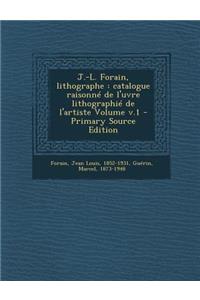 J.-L. Forain, lithographe