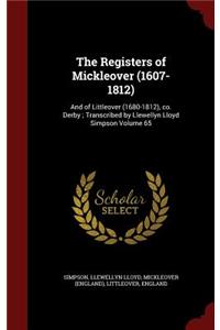 The Registers of Mickleover (1607-1812)