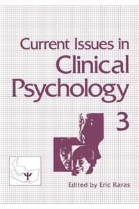 Current Issues in Clinical Psychology