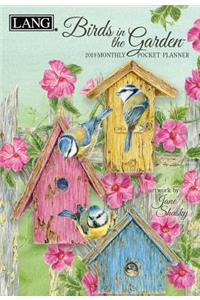 Birds in the Garden 2019 4.5 X 6.5 Monthly Pocket Planner