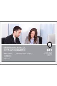 CII Certificate in Insurance IF4 Insurance Claims Handling P