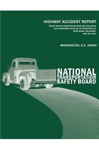 Truck-Tractor Semitrailer Rear-End Collision Into Passenger Vehicles on Interstate 44 Near Miami, Oklahoma June 26, 2009