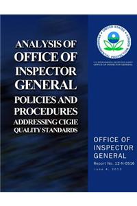 Analysis of Office of Inspector General Policies and Procedures Addressing CIGIE Quality Standards