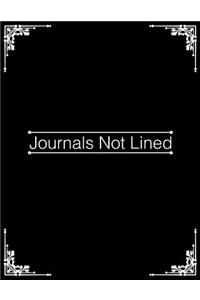 Journals Not Lined
