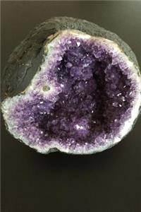 Purple Amethyst Geode Gemstone Journal